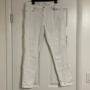 LOFT White Curvy Skinny Jeans